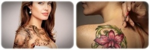 cool upper back tattoos women