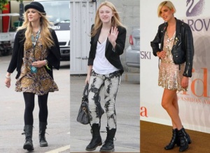 flat ankle boots with dresses