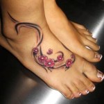 ladies tattoo designs for feet