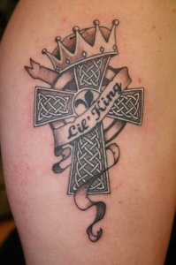 pretty cross tattoo for women ideas