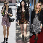 short Flat Boots with Dresses