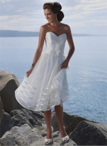 wedding dresses beach ceremony