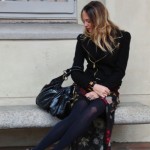 wedge heels with long skirt ideas