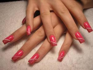 acrilyc nail design pinterest
