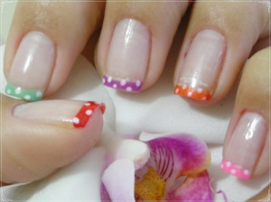 cute easy nails art picture