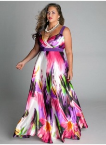 long dresses for chubby women summer