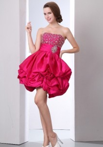 puffy pink prom dresses photos
