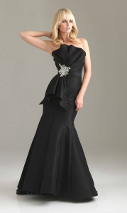 long black strapless dress prom