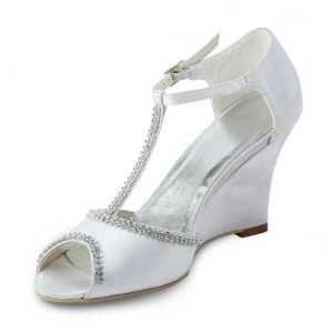 bridal shoes wedges uk