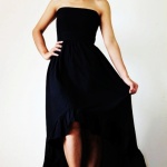 cocktail dress with long back