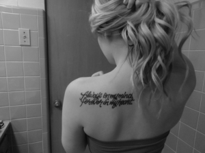 tattoos for girls words picture